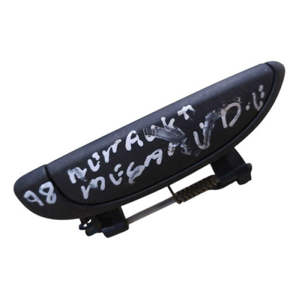 Maçaneta Externa Esquerda Renault Megane 1998 7700830037 Preto Traseira