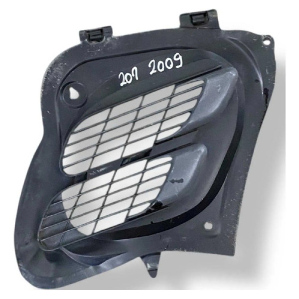 Grade Difusor Entrada Ar Capô Peugeot 207 2009 - 9683712477