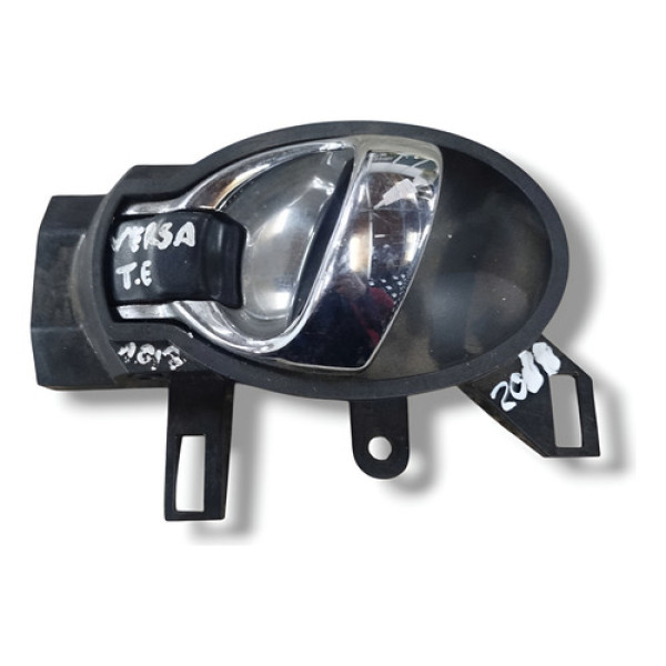 Maçaneta Interna Traseira Esquerda Nissan Versa 2019 2020 - Preto - Traseira