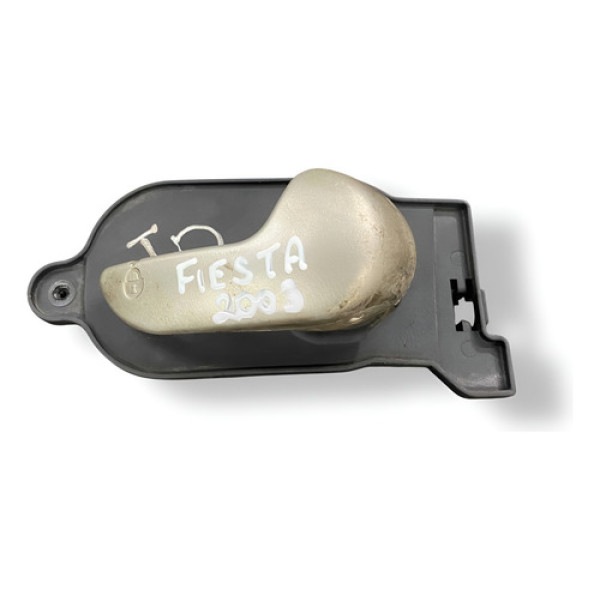 Maçaneta Interna Porta Tras Direita Fiesta 2003 2s65a22600 - Prateado - Traseira
