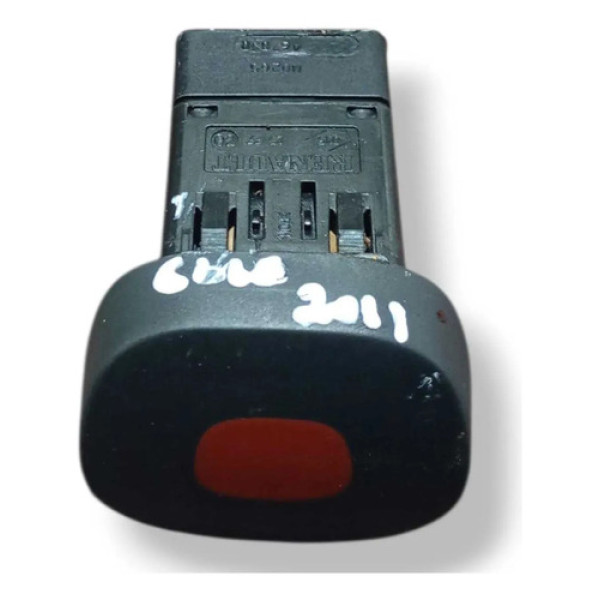 Botão Pisca Alerta Renault Clio 1.0 2008 2009 2010 2011 2012 Preto