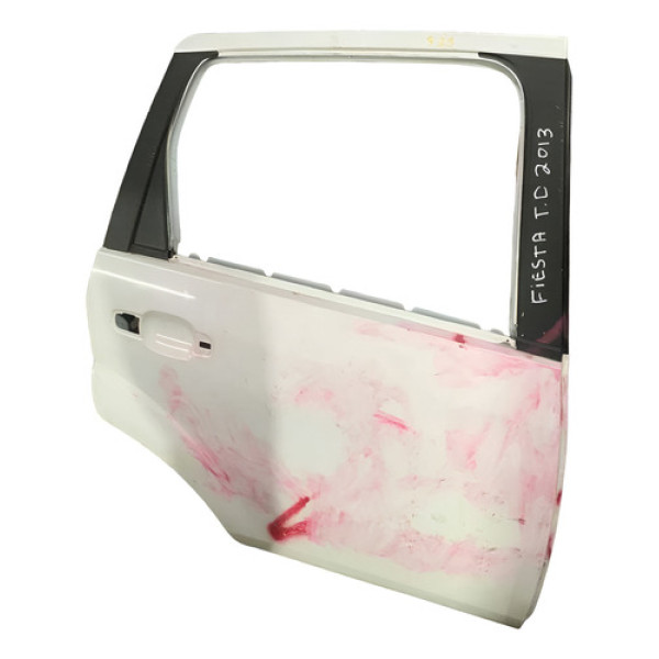 Porta Traseira Direita Ford Fiesta 2013 Traseira Direita Água