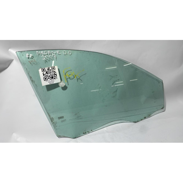Vidro Porta Dianteiro Direito Renault Megane Gt Dyn 2.0 2008