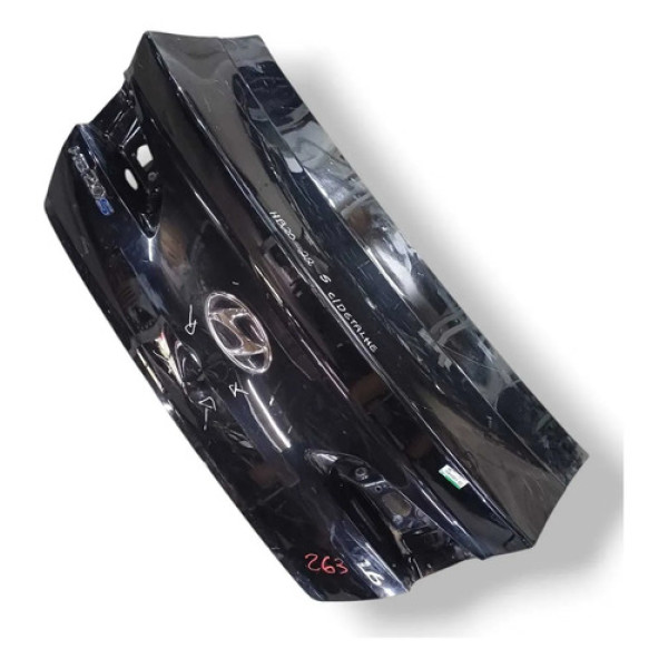 Tampa Traseira Porta Malas Hyundai Hb20 2020 A 2022 Detalhe Preto