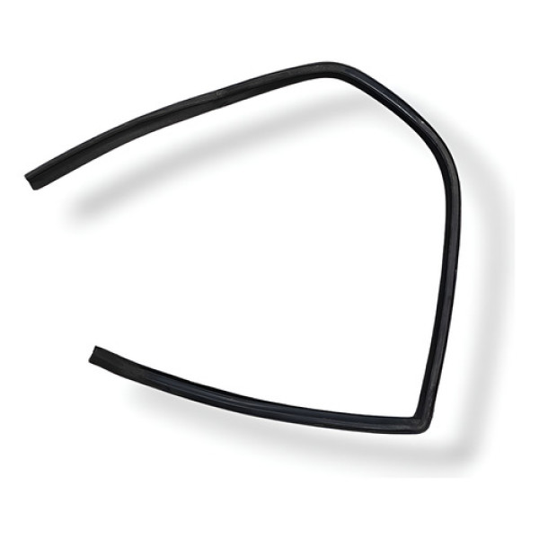 Canaleta Vidro Traseiro Direito Fiat Palio Weekend 2003 Preto