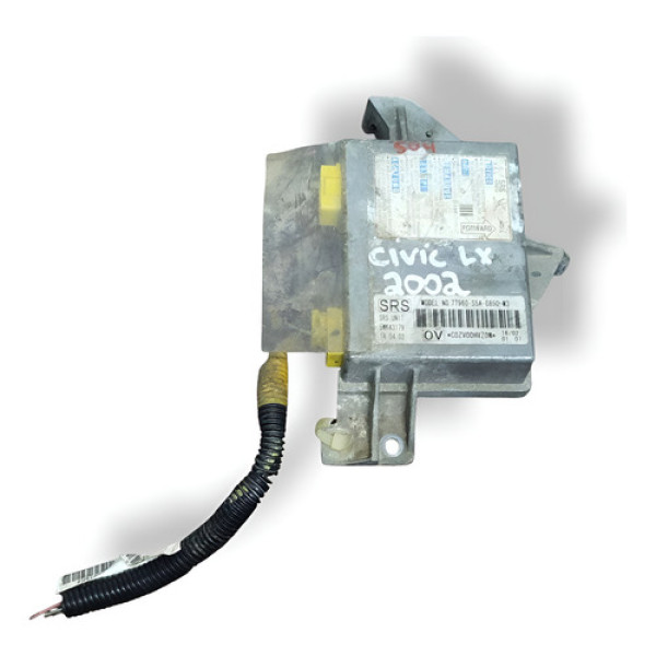 Módulo Air Bag Honda Civic Lx 2002 2003 A 2006 77960s5a