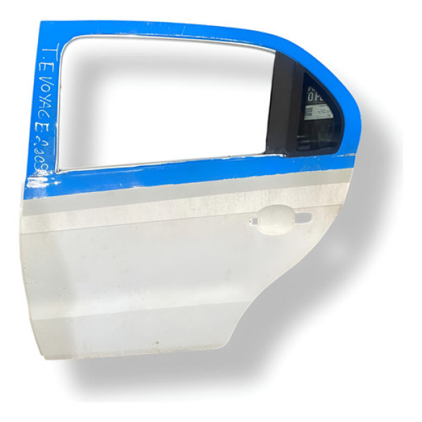 Porta Traseira Esquerda Volkswagen Voyage 1.6 2009/2016 Traseira Esquerda Branco