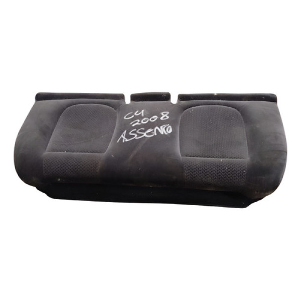 Assento Banco Traseiro Citroen C4 2007 2008 2009 2010 2011 Preto