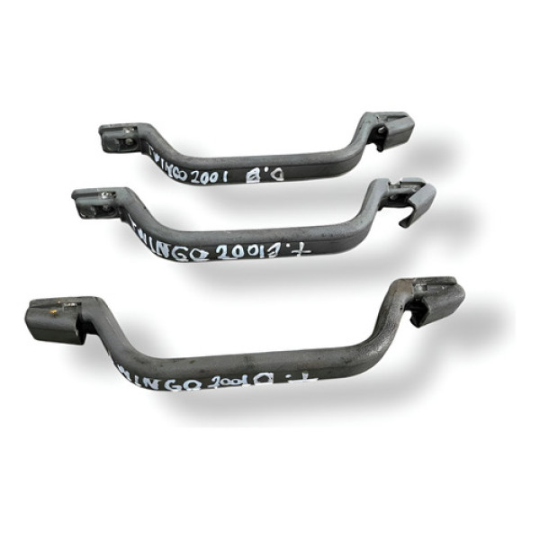 Kit 3 Alça Teto Renault Twingo Dianteira Esquerda 2001 2002  Azul