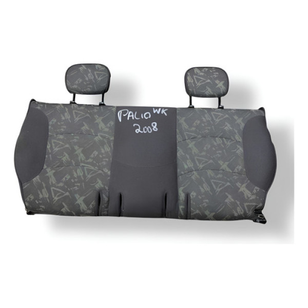 Encosto Banco Traseiro Fiat Palio Weekend 2008 2009 2010 11 Preto