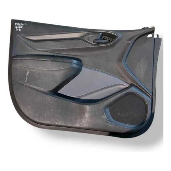 Forro Porta Dianteira Esquerda Gm Prisma 2019 2020 Bbw44890 Preto Com Detalhe Cinza