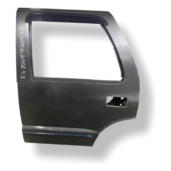 Porta Traseira Esquerda Blazer 2001 2002 2003 2004 2005 Traseira Esquerda Preto
