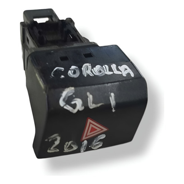 Botão Pisca Alerta Toyota Corolla Gli 1.8 2015/2016 15b424 Preto