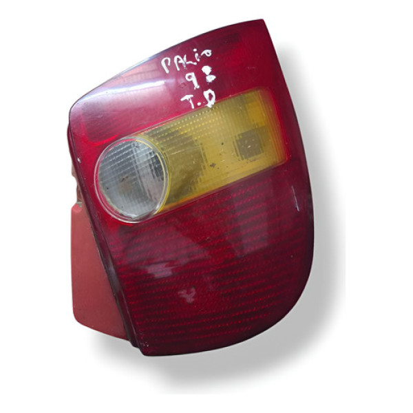 Lanterna Traseira Direita Fiat Palio Fiasa 1.0 1996 A 1999 Direito/passageiro Vermelho