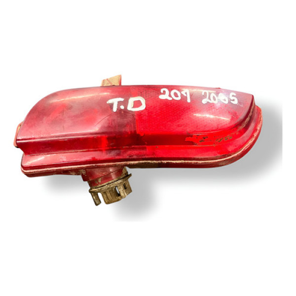 Lanterna Neblina Direita - Peugeot 207 2005 A 2011 2120743 - Direito/passageiro - Vermelho