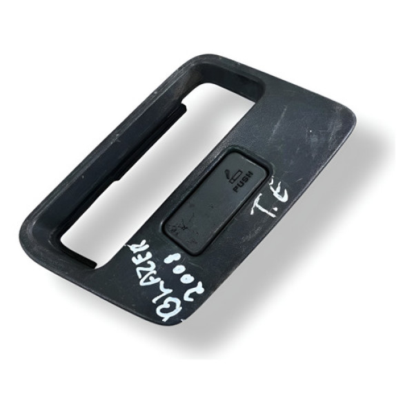 Moldura Cinzero Porta Traseira Esquerda Blazer 2008 93397725 Branco Traseira