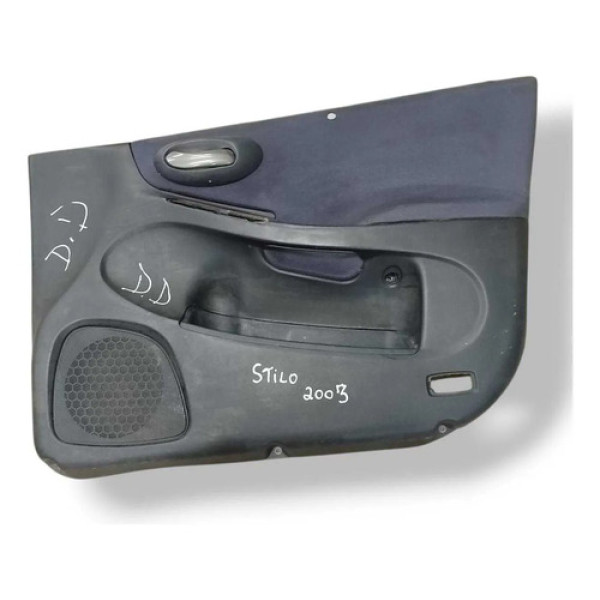 Forro Porta Dianteira Direita Fiat Stilo 1.8 2003 2004 2007 Preto E Azul Escuro