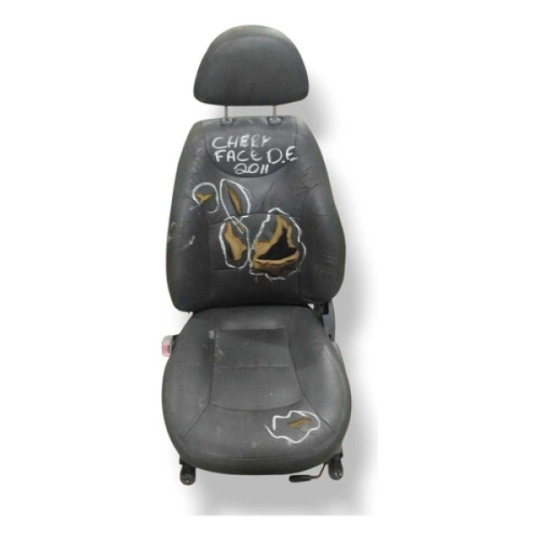 Carcaça Banco Dianteiro Esquerdo Chery Face 2011 2012 2013 Prateado