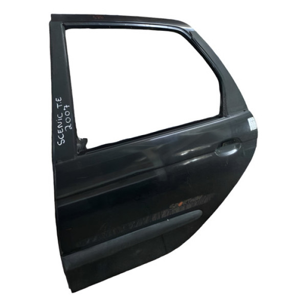  Porta Traseira Esquerda Renault Scenic 1.6 16v 2007 Esquerda Preto