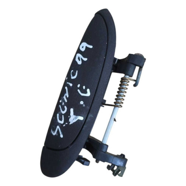 Maçaneta Traseira Esquerda Renault  Scenic 1999 7700433075 Branco Traseira