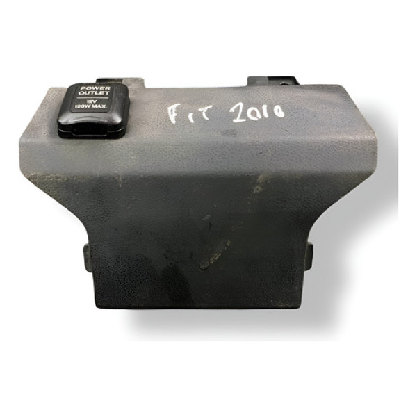 Moldura Tomada Acendedor Honda Fit 1.4 2010 77295tj0 Prateado