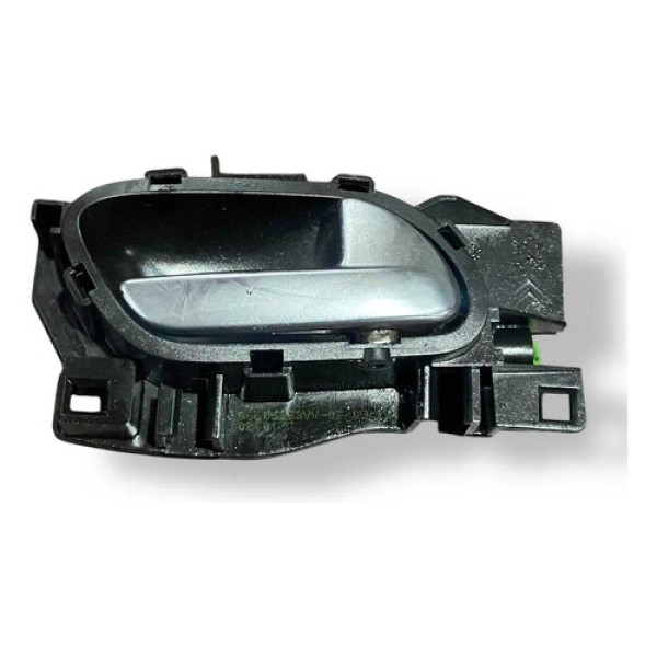 Maçaneta Interna Traseira Direita C4 Lounge 2016 96605253vv Preto Traseira