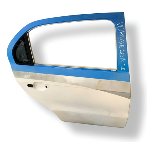 Porta Traseira Direita Volkswagen Voyage 2014 2015 2016 2017 - Traseira - Direito - Branco