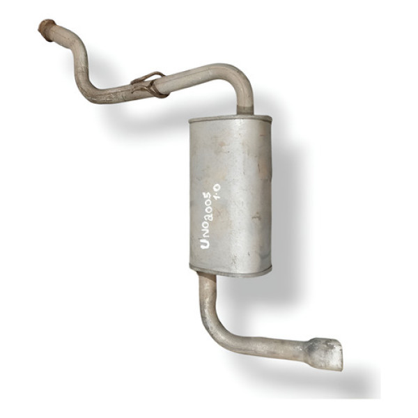 Escapamento Silencioso Traseiro Fiat Uno 1.0 2005 2006 