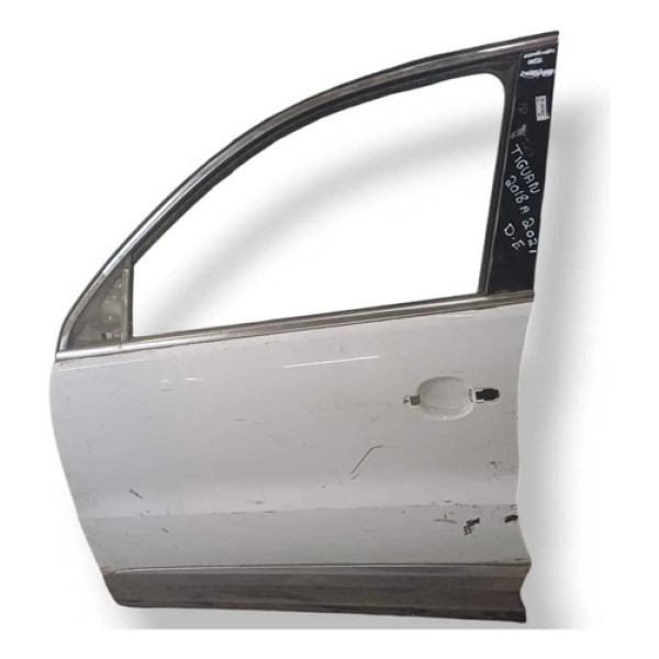 Porta Dianteira Esquerda Volkswagen Tiguan 2018 2019 A 2021 Dianteira Esquerda Prateado