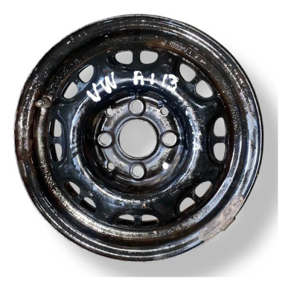 Roda Avulsa Ferro Aro 13 Volkswagen Voyage Parati Gol Golf Branco