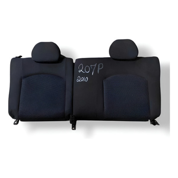 Encosto Banco Traseiro  Peugeot 207 Passion 2010 2011 2012 Preto