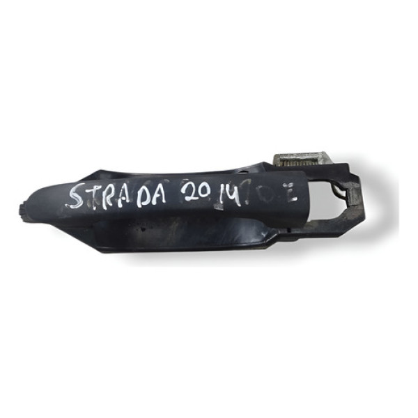 Maçaneta Externa Dianteira Esquerda Fiat Strada 2013 2014 Vermelho Dianteira