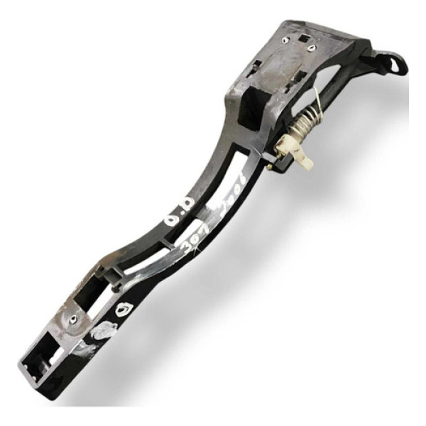 Suporte Maçaneta Externa Diant Direita 307 2006 9657619780 Preto Dianteira