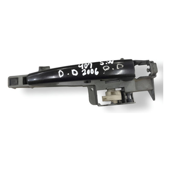 Maçaneta Externa Dianteira Direita 407 Sw 2006 9653401580 - Preto - Dianteira