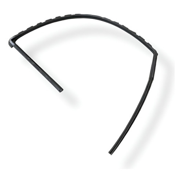 Borracha Canaleta Vidro Porta Tras Esq Nissan Versa 2016 - Preto