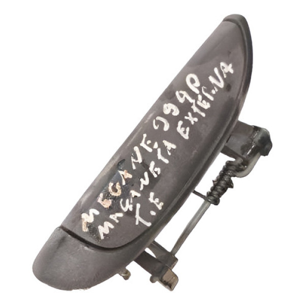 Maçaneta Externa Traseira Esquerda Renault Megane 1998/2000 Preto Traseira