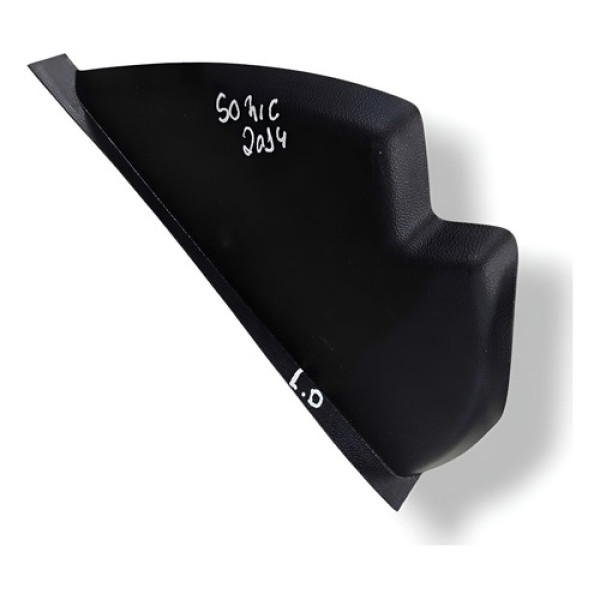 Acabamento Painel Lado Direito Chevrolet Sonic 2014 96886258 Preto Carro