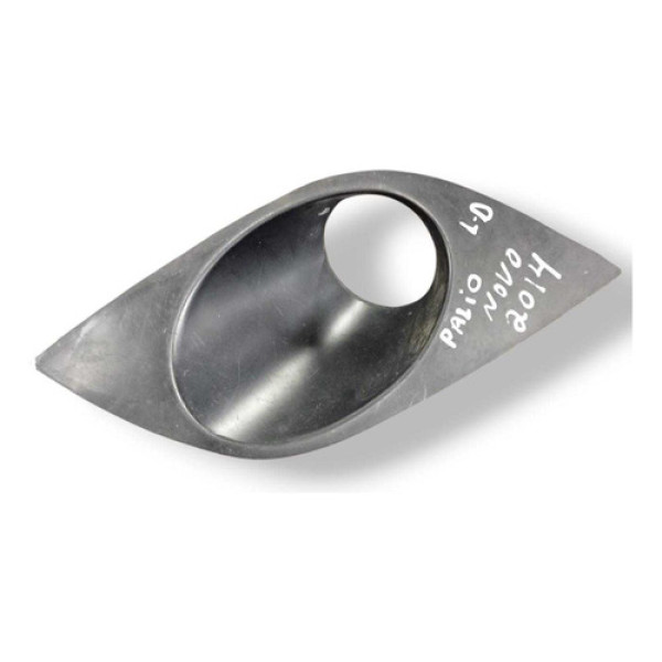 Moldura Farol Milha Palio Attractive 2012 2013 2014 2015 Preto Direito