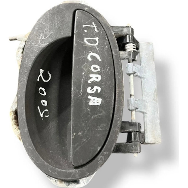 Maçaneta Externa Traseira Direita Gm Corsa 2004 05 907154025 Preto Traseira