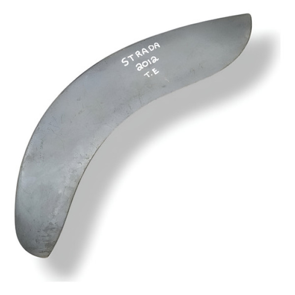 Alargador Paralama Traseira Esquerda Fiat Uno 2012 A 2014 Prateado