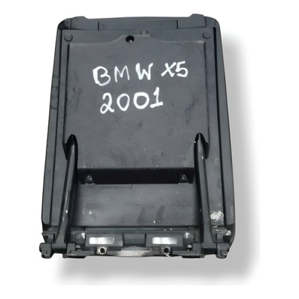Apoio Braço Console Bmw X5 2001 2002 2003 2004 Detalhe - Preto