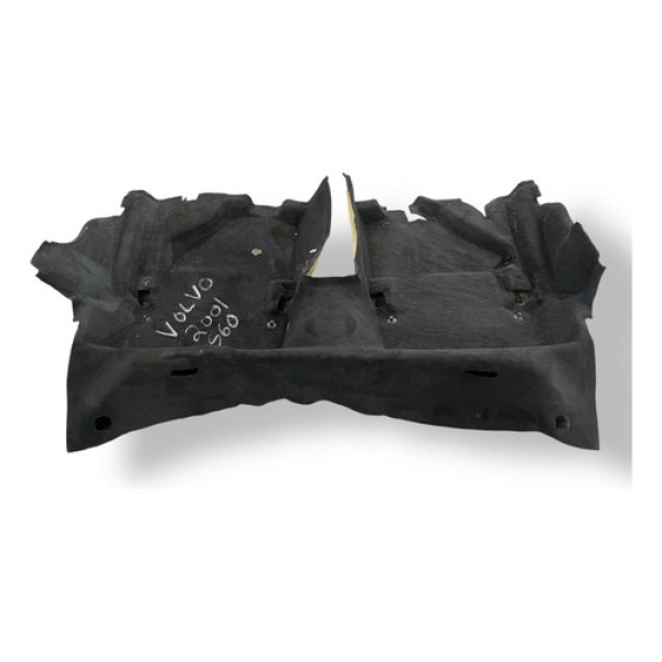 Carpete Porta Malas Volvo S60 2001 2002 2003 39977614 Preta