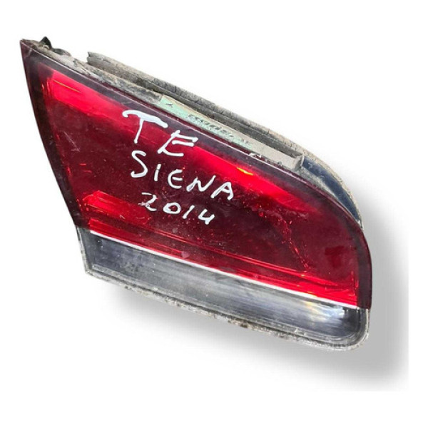 Lanterna Tampa Traseira Lado Esquerdo Fiat Siena 2014 A 2016 Esquerdo/motorista Vermelho
