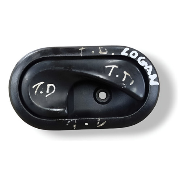 Maçaneta Interna Traseira Direita Renault  Logan 1.0 2008  Cinza Traseira