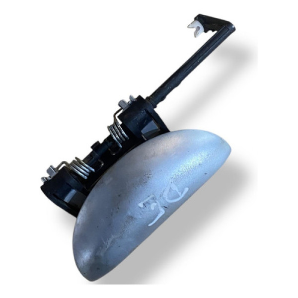 Maçaneta Interna Dianteira Esquerda Peugeot 206 Sw 2008 2009 Prateado Dianteira