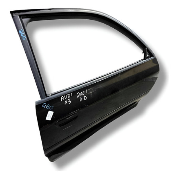 Porta Dianteira Direita Audi A3 2004 2005 2006 2007 2008 Preto Direita Dianteira