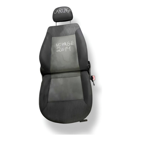 Banco (carcaça) Dianteiro Direito Volkswagen Voyage 2014 Preto