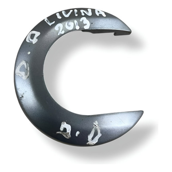 Moldura Maçaneta Nissan Livina 2013 2014 2015 2016 2017 2018 - Prateado - Dianteira