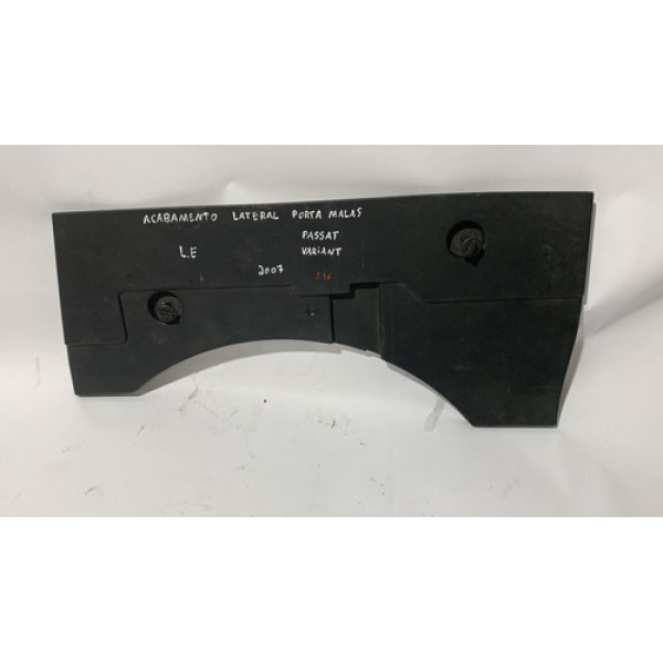 Acabamento Lateral Esquerdo Porta Mala Passat 2007 3c5012116