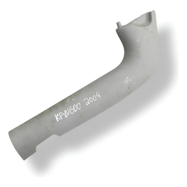 Acabamento Soleira Coluna Esquerdo  Kangoo 2004 7700304784 Prateado